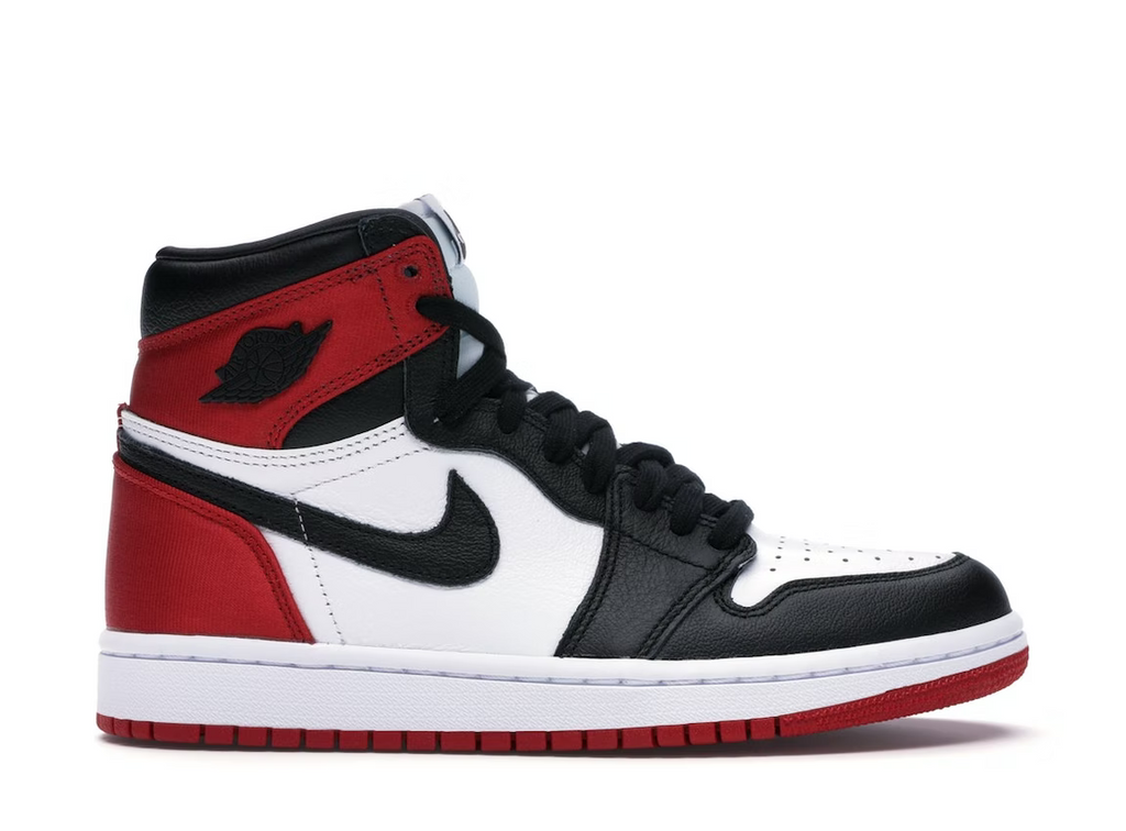 Jordan 1 Retro High Satin Black Toe (W)