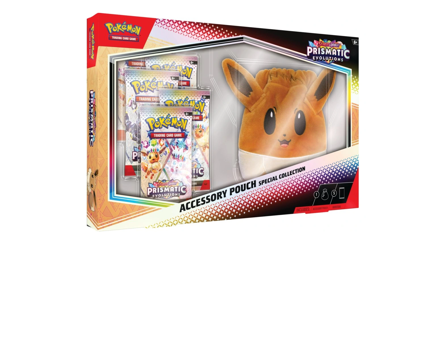 Pokémon TCG: Prismatic Evolutions Accessory Pouch Special Collection