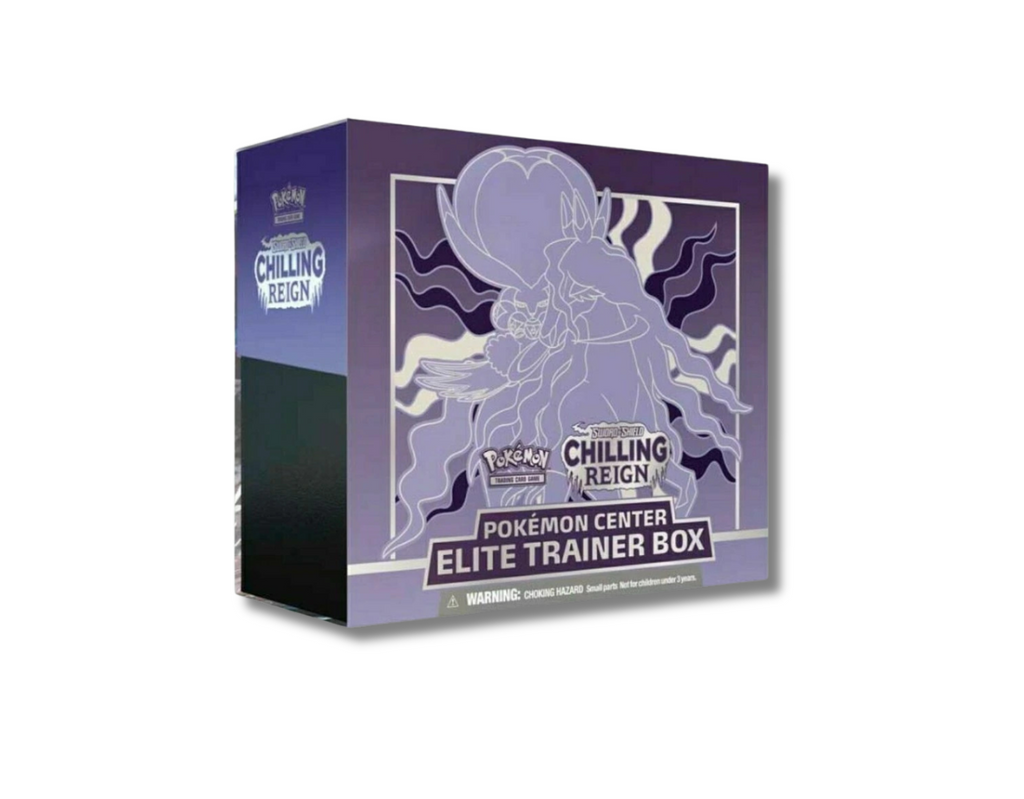 Pokémon TCG Chilling Reign Pokémon Center Shadow Rider Calyrex Elite Trainer Box