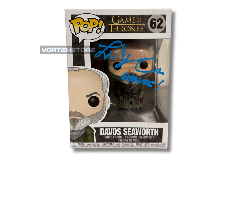 Funko Pop! #62 Game Of Thrones: Davos Seaworth - podepsaná hercem Liam Cunningham