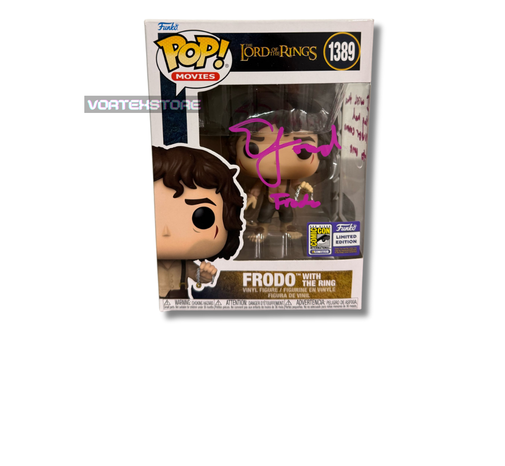 Funko Pop! #1389 The Lord Of The Rings: Frodo - podepsaná hercem Elijah Wood