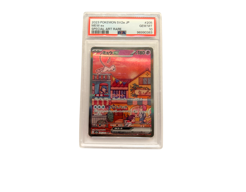 Pokémon Mew ex (sv2a 205) PSA 10 - 151