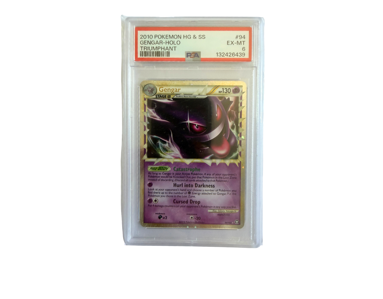 Pokémon Gengar (TM 94) - PSA 6 - Triumphant