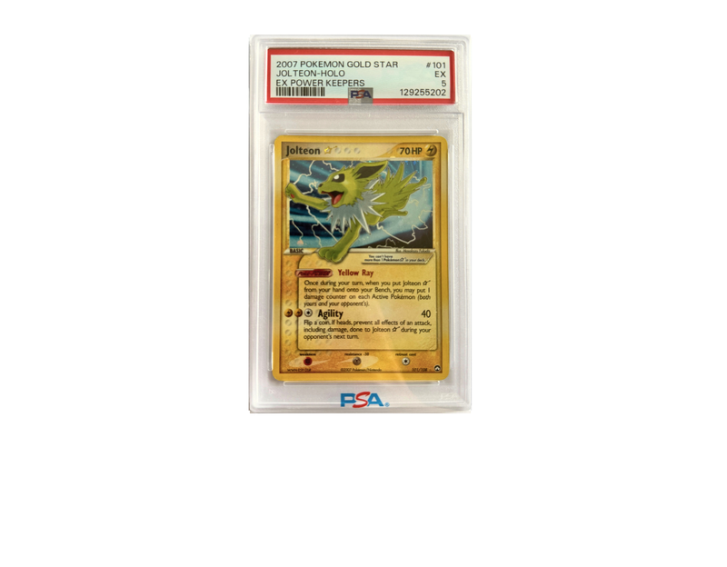 Pokémon Jolteon Gold Star (PK 101) - PSA 5 - Ex Power Keepers
