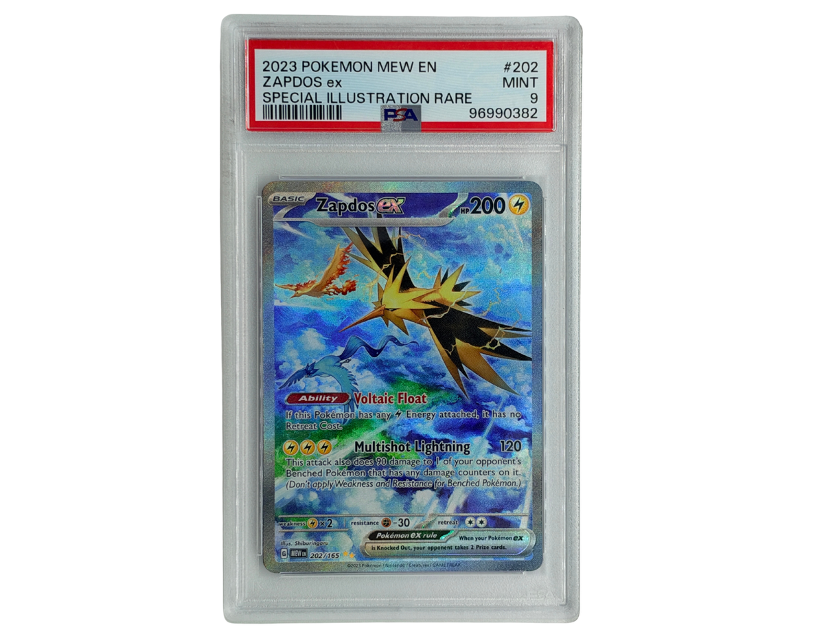Pokémon Zapdos ex (MEW 202) - PSA 9 - 151