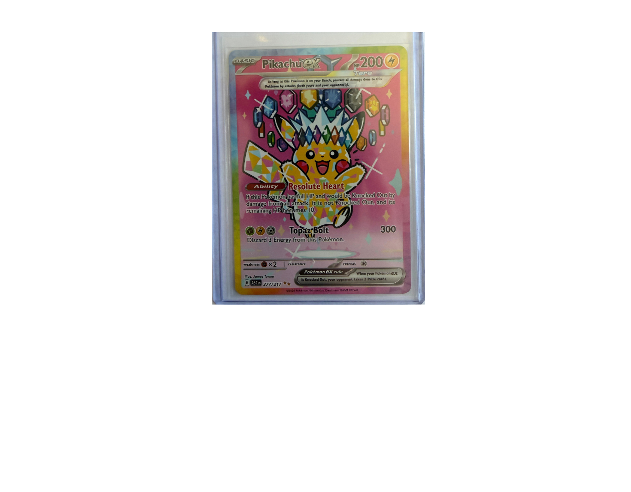 Pokémon Pikachu ex (ASC 277) - Ascended Heroes