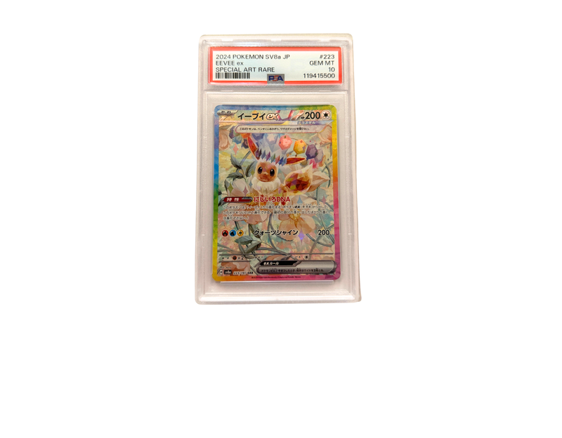 Pokémon Eevee ex (sv8a 223) PSA 10 - Terastal Festival ex