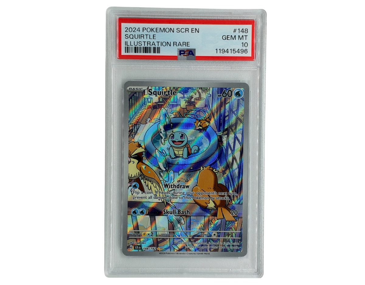 Pokémon Squirtle (SCR 148) - PSA 10 -  Stellar Crown