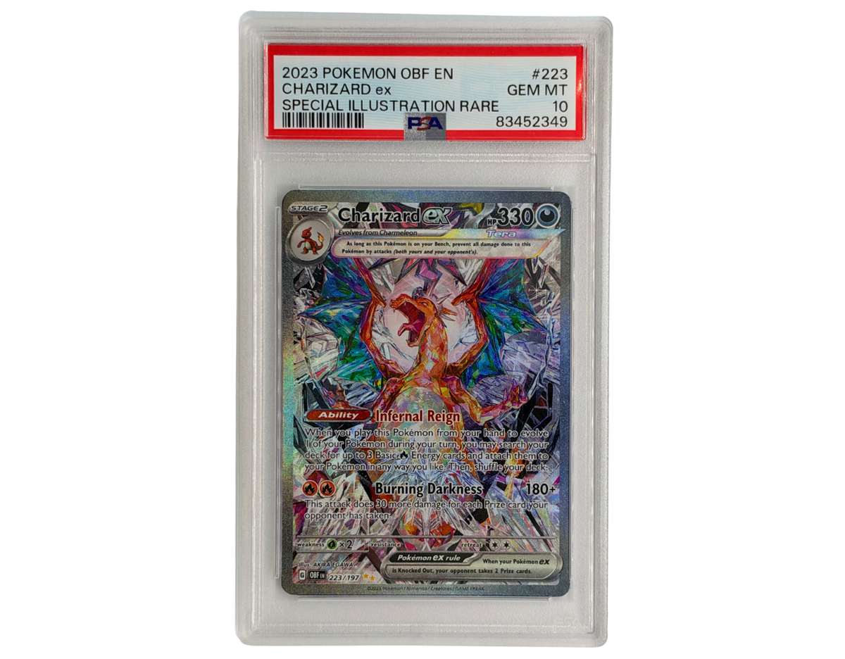 Pokémon Charizard ex (OBF 223) - PSA 10 - Obsidian Flames