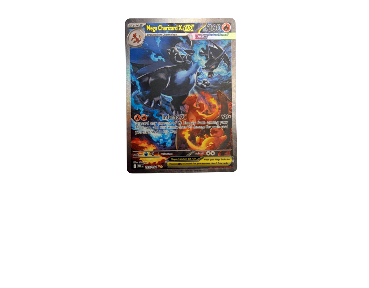 Mega Charizard X ex (PFL 125) - Phantasmal Flames
