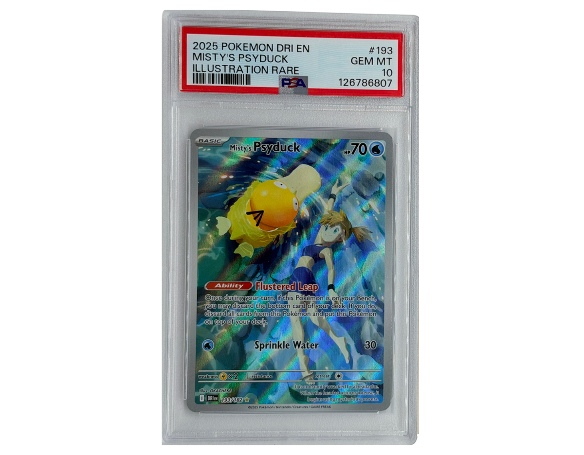 Pokémon Misty's Psyduck (DRI 193) - PSA 10 - Destined Rivals