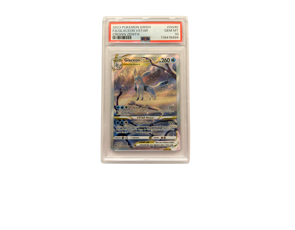 Pokémon Glaceon VSTAR (CRZ GG40) PSA 10 - Crown Zenith
