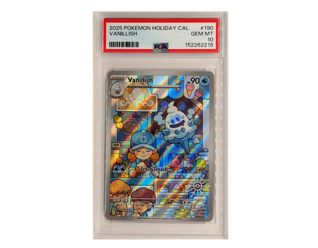 Pokémon - Vanillish (PAR 190) - PSA 10 - Paradox Rift
