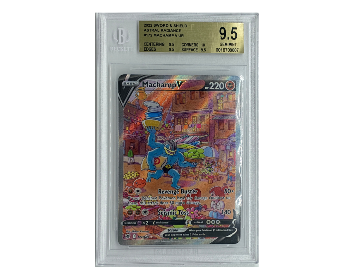 Pokémon Machamp V (ASR 172) - 9.5 Beckett - Astral Radiance