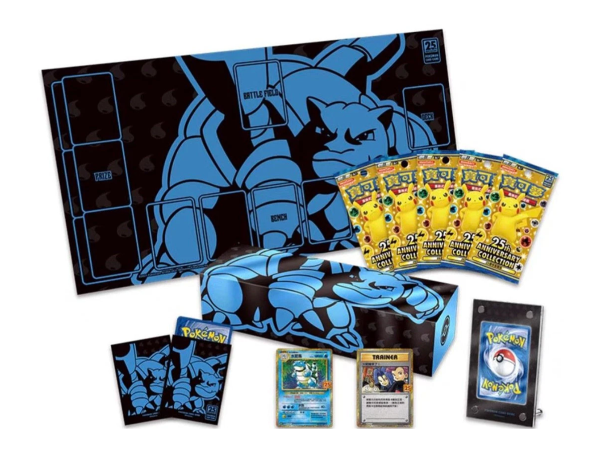 Pokémon Blastoise 25th Anniversary Premium Collection Box - čínský