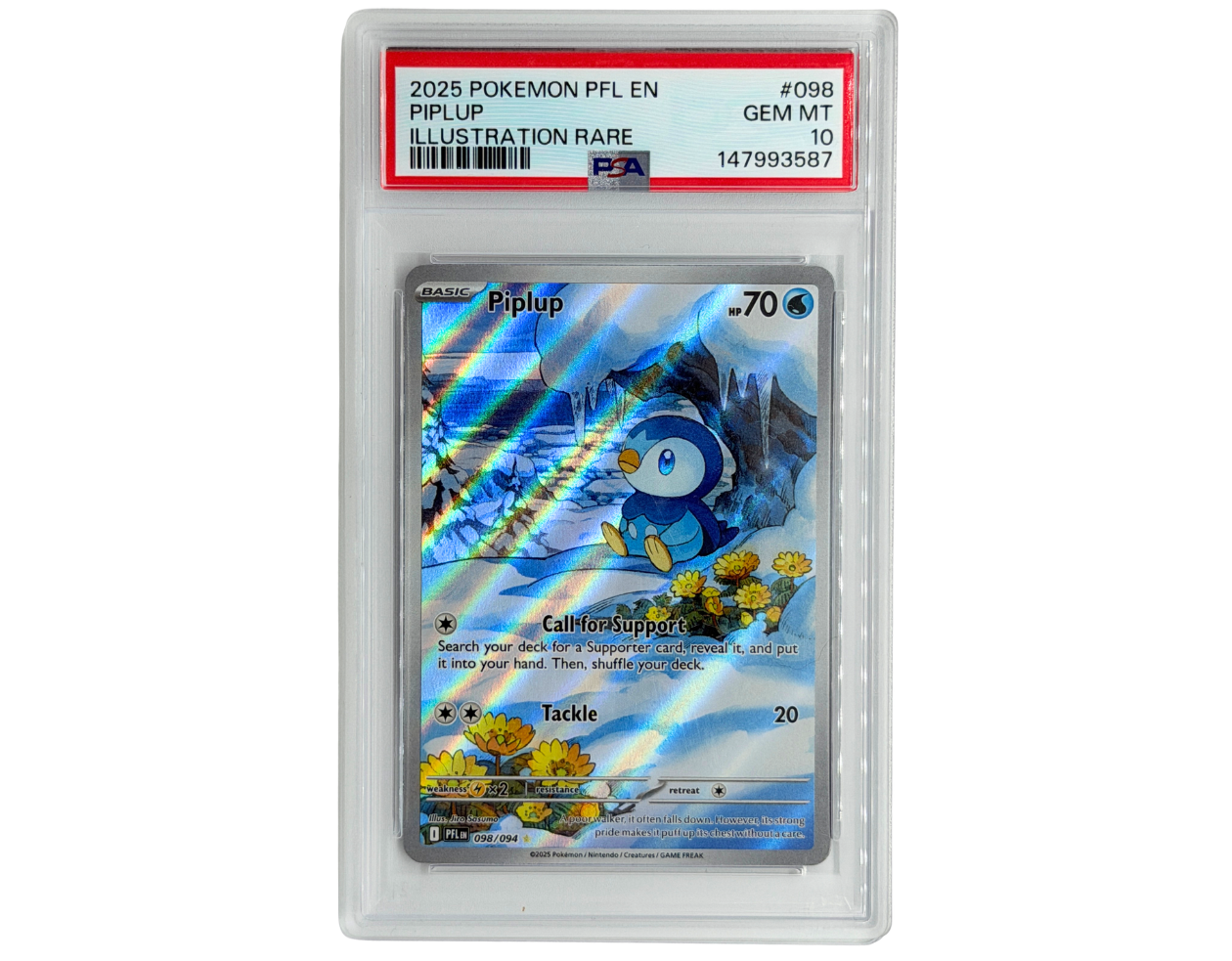 Pokémon Piplup (PFL 098) - PSA 10 -  Phantasmal Flames
