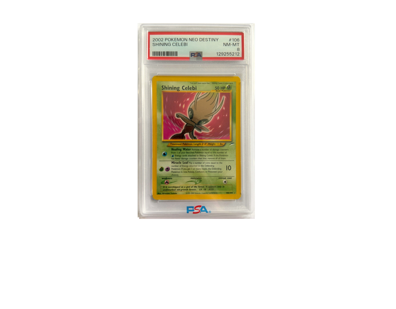 Pokémon Shining Celebi (NDE 106) - PSA 8 - Neo Destiny