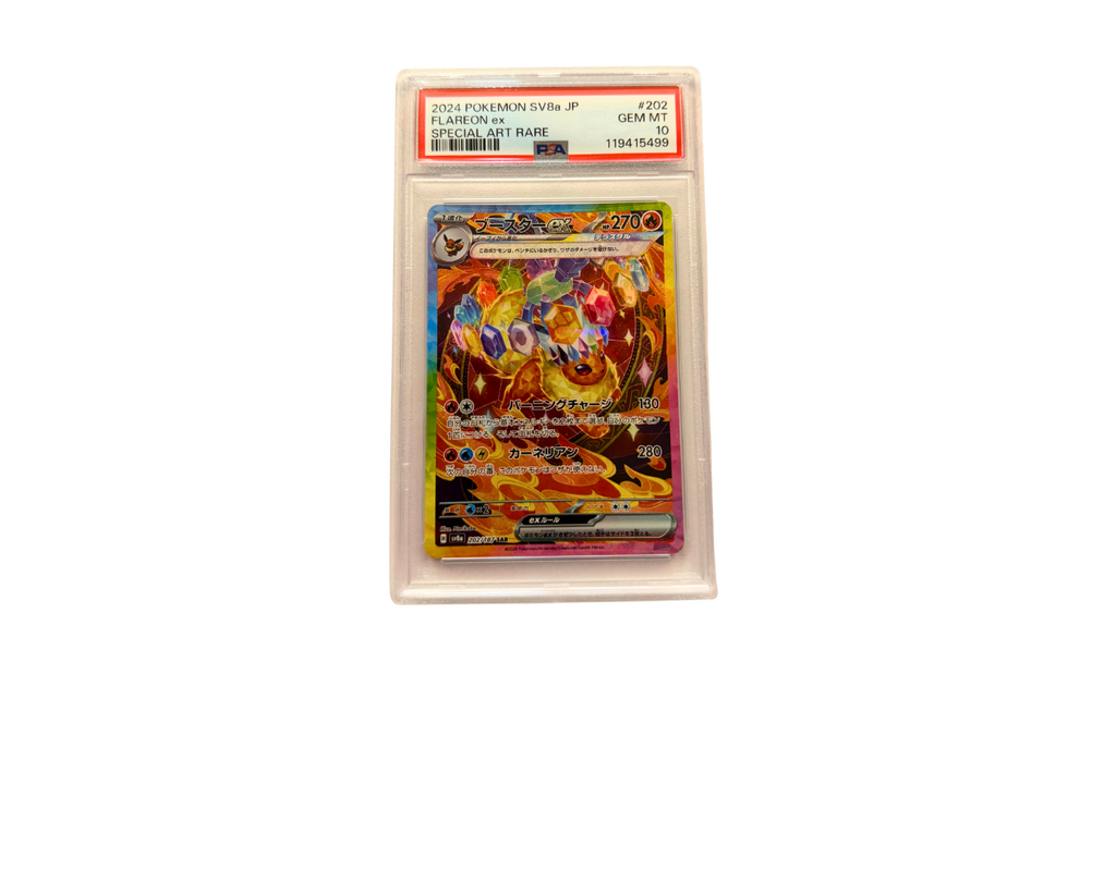 Pokémon Flareon ex (sv8a 202) PSA 10 - Terastal Festival ex