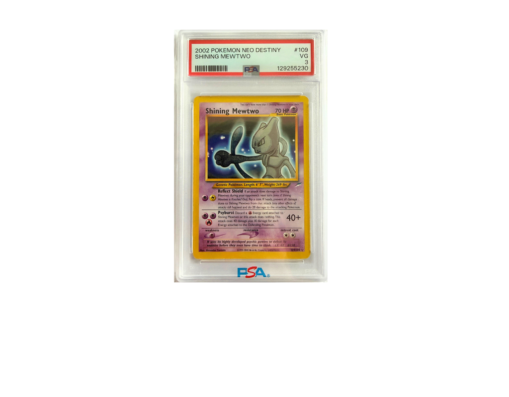 Pokémon Shining Mewtwo (NDE 109) - PSA 3 - Neo Destiny