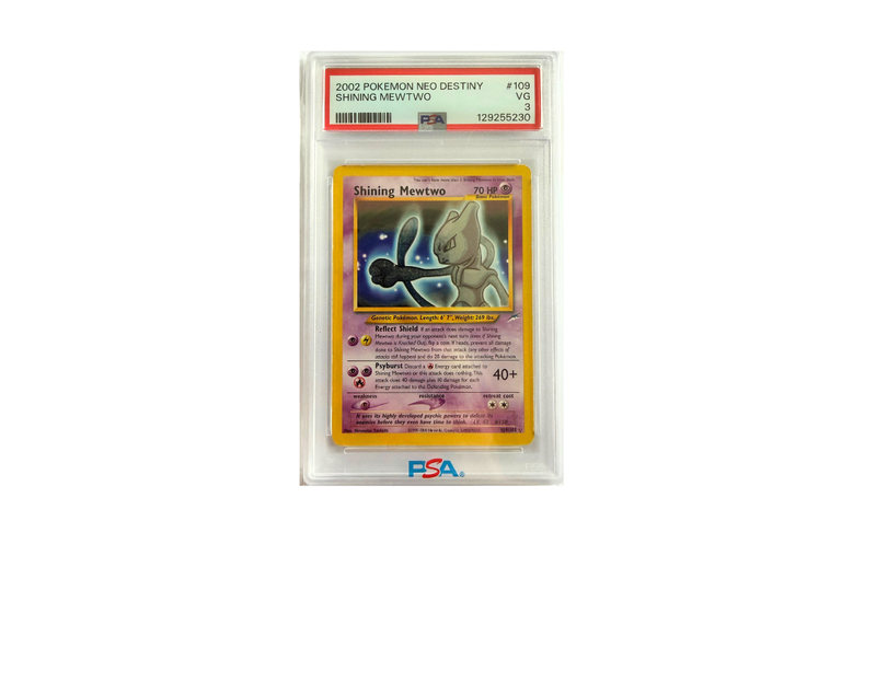 Pokémon Shining Mewtwo (NDE 109) - PSA 3 - Neo Destiny