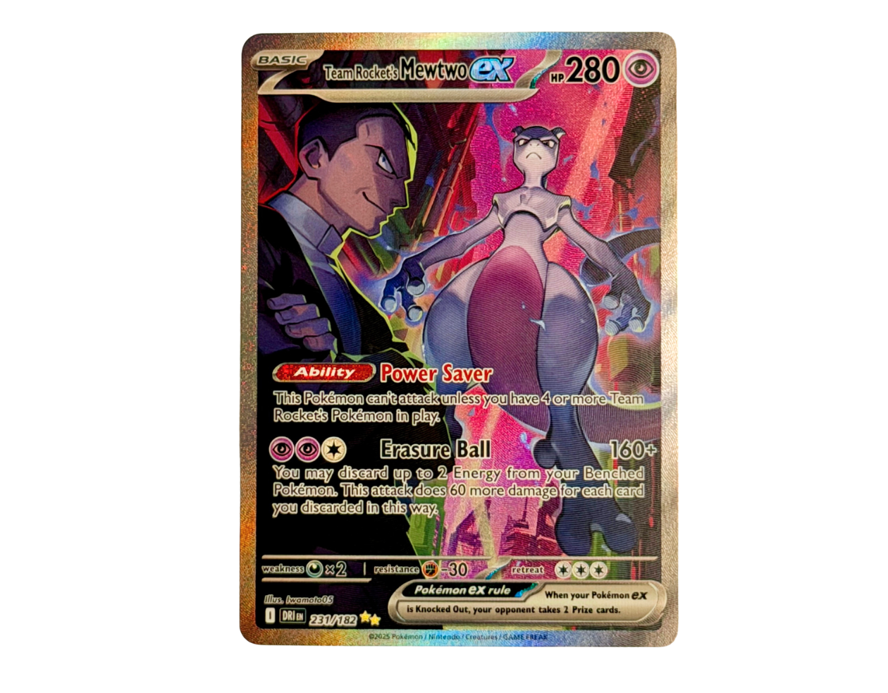 Pokémon Team Rocket's Mewtwo ex (DRI 231) - Destined Rivals