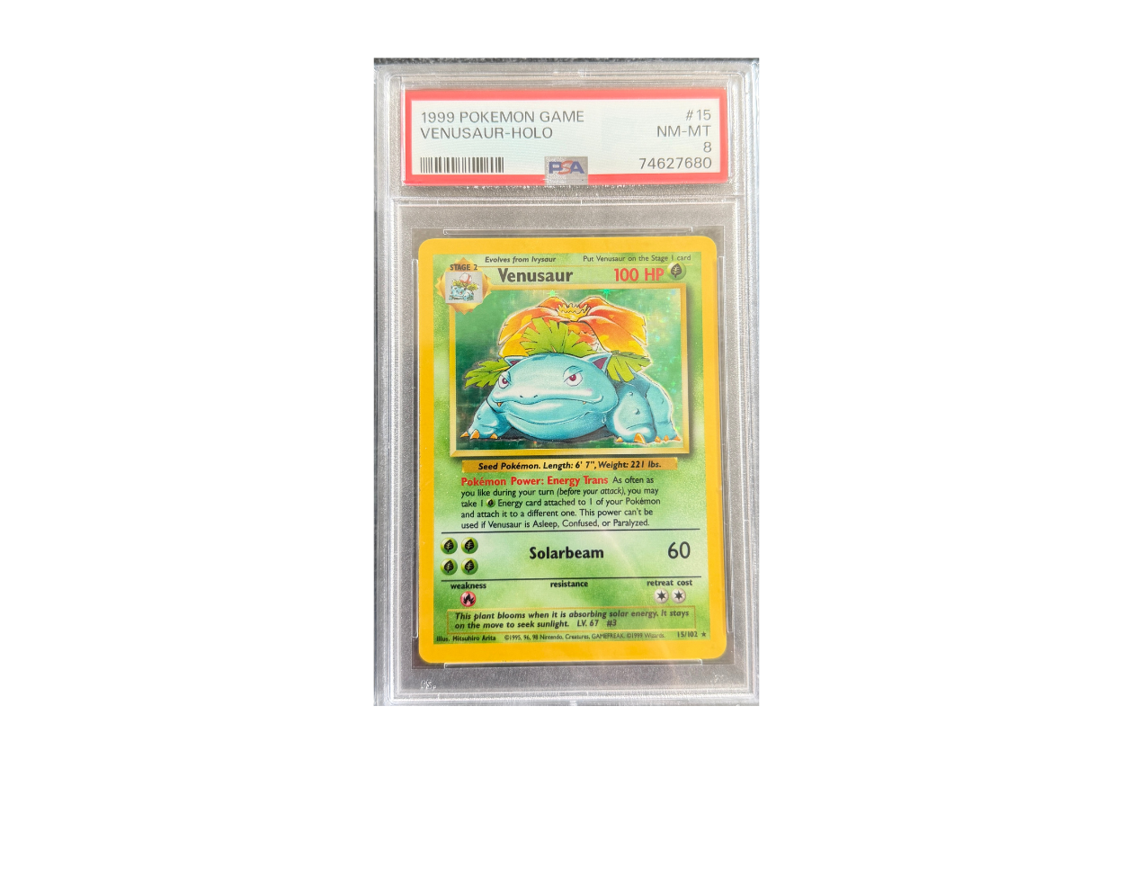 Pokémon Venusaur (BS 15) - PSA 8 - Base Set