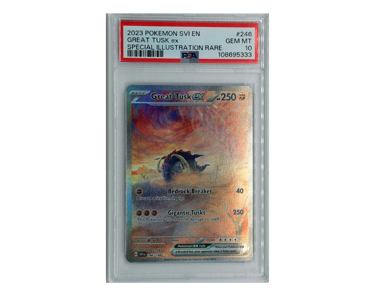 Pokémon Great Tusk ex (SVI 246) - PSA 10 - Scarlet & Violet