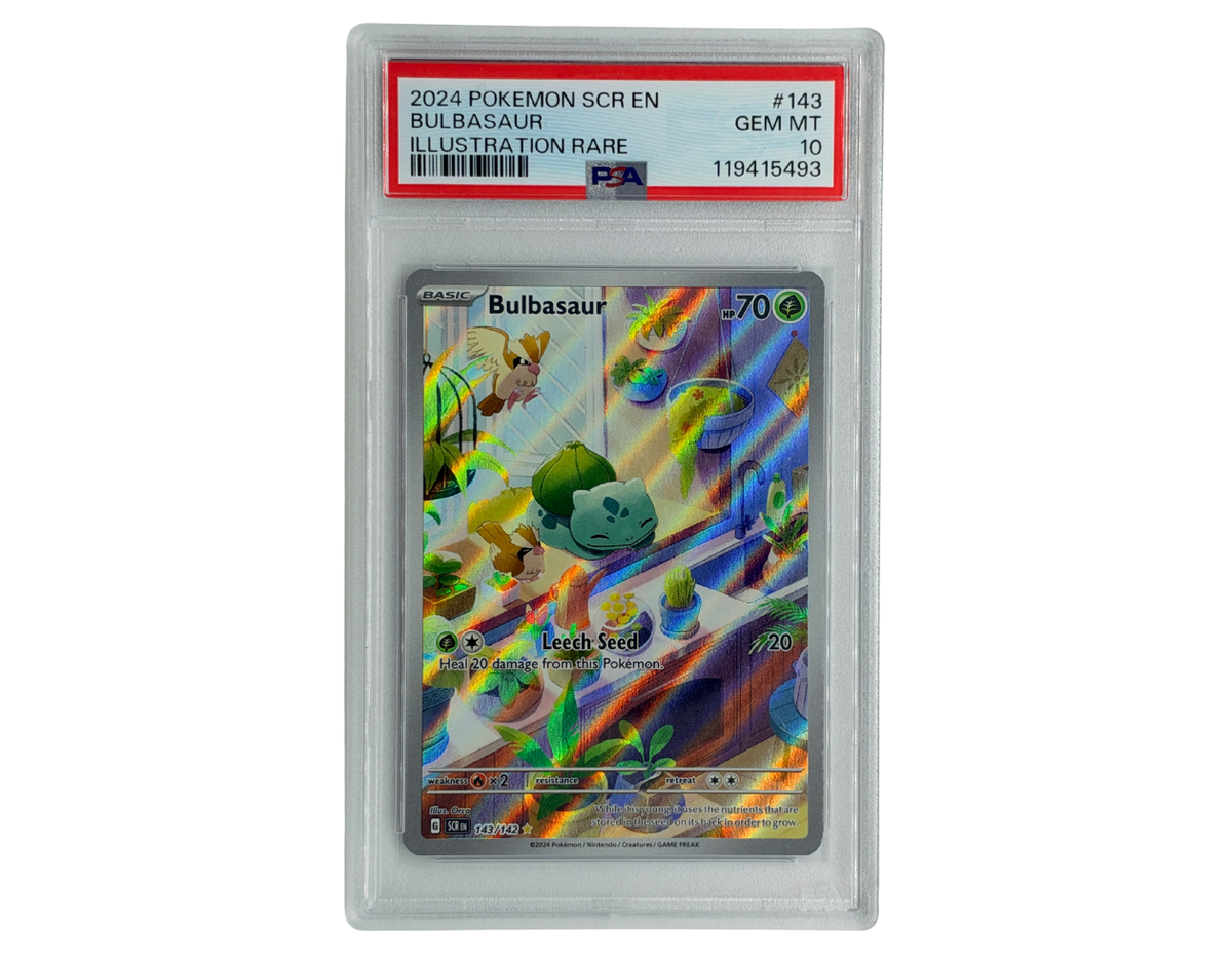 Pokémon Bulbasaur (SCR 143) - PSA 10 - Stellar Crown