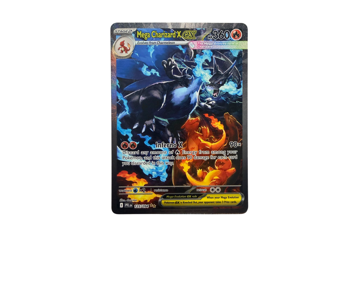 Mega Charizard X ex (PFL 125) - Phantasmal Flames