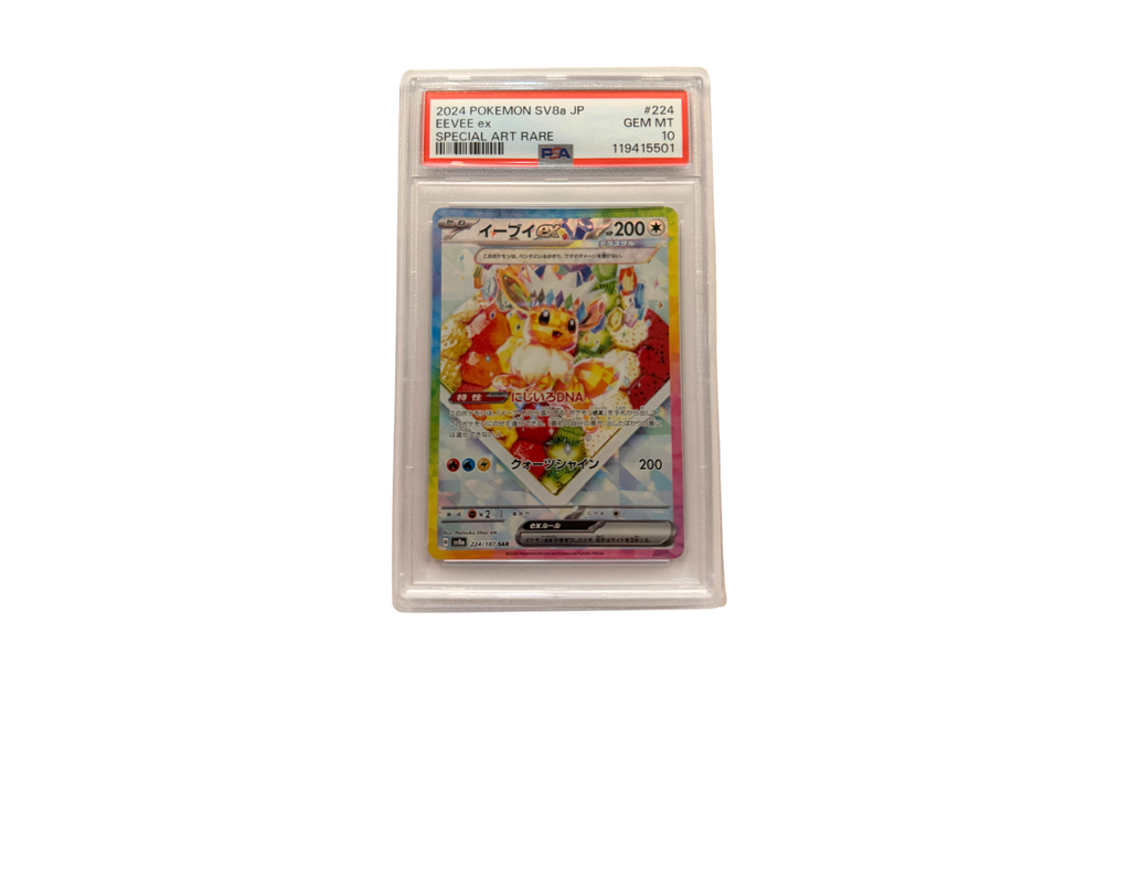 Pokémon Eevee ex (sv8a 224) PSA 10 - Terastal Festival ex