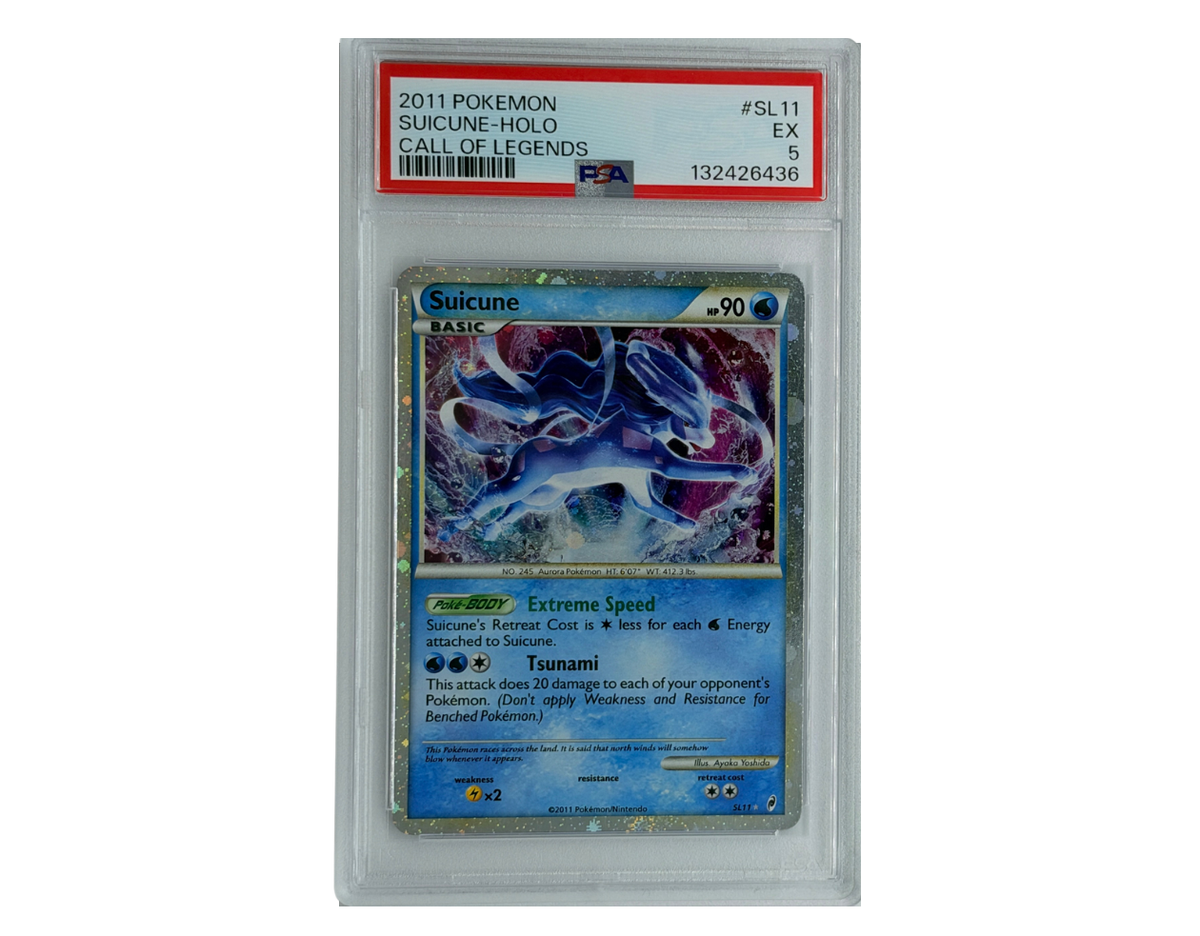 Pokémon Suicune (CL SL11) - PSA 5 - Call of Legends