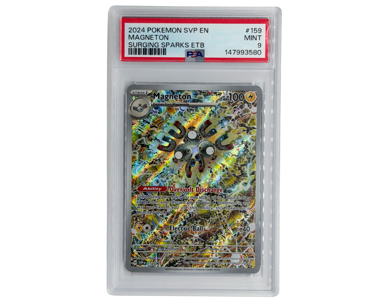 Pokémon Magneton (SVP 159) - PSA 9 - SV Black Star Promos
