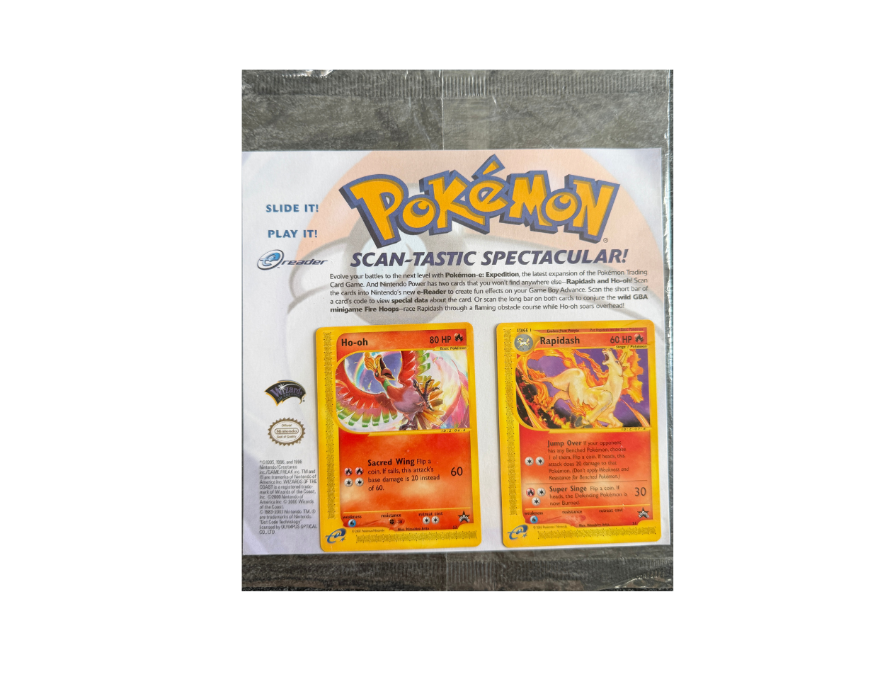 Pokémon Scan-Tastic Spectacular Promo Pack [Ho-oh & Rapidash] - WoTC Promo (PR)