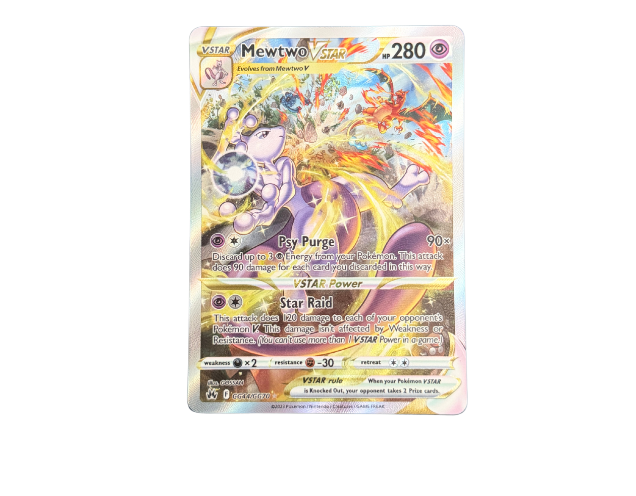 Pokémon Mewtwo VSTAR (CRZ GG44) - Crown Zenith