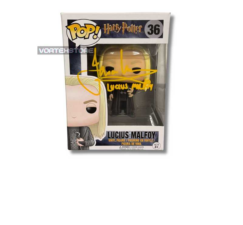 Funko Pop! #36 Harry Potter: Lucius Malfoy - podepsaný hercem Jason Isaacs