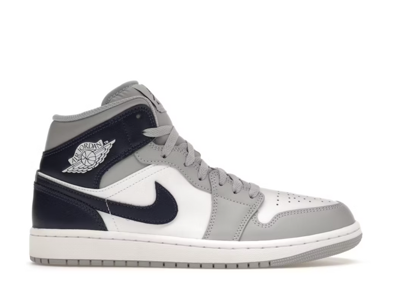 Jordan 1 Mid Wolf Grey Midnight Navy