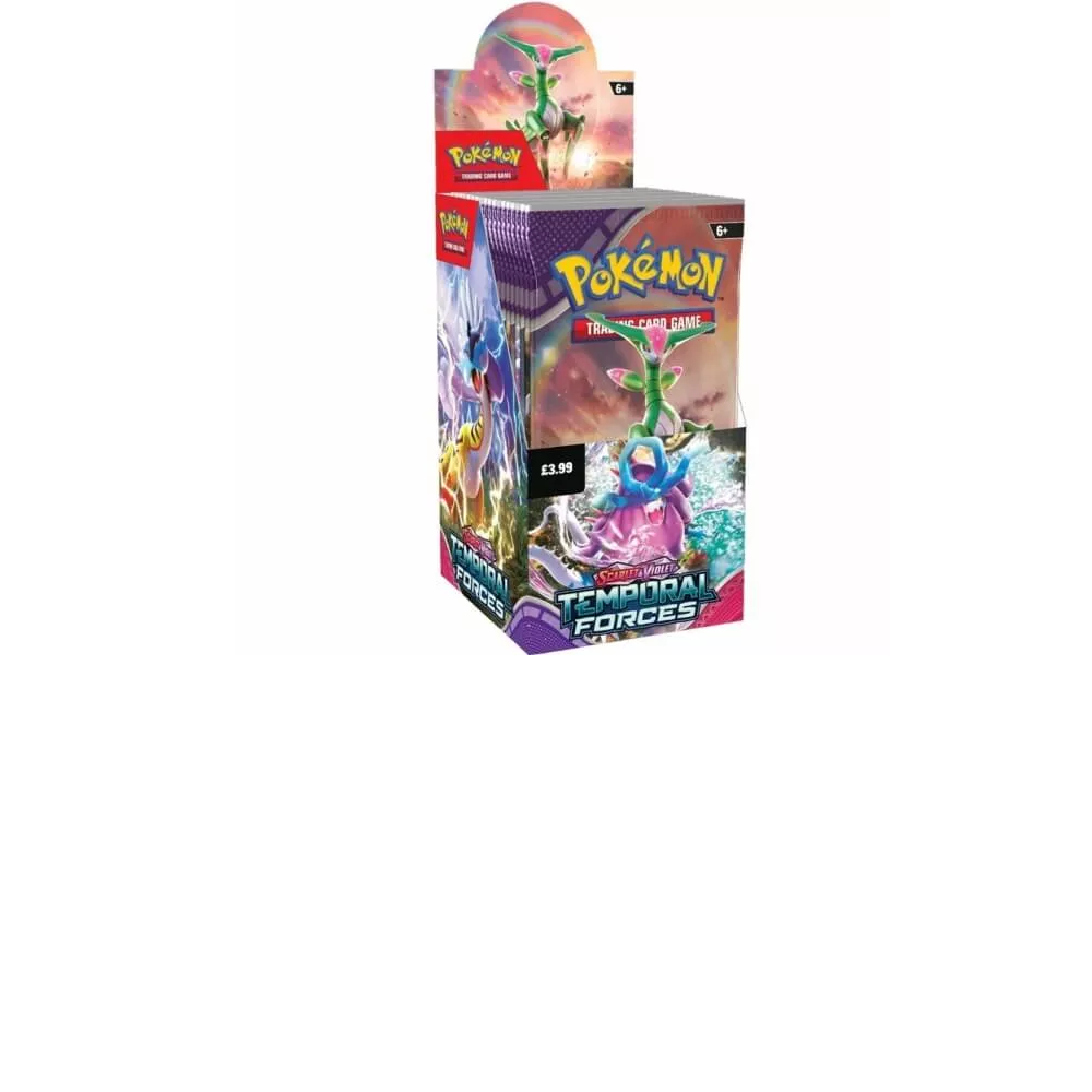 Pokémon TCG: Scarlet & Violet Temporal Forces Kiosk Booster Box (18x Booster pack)