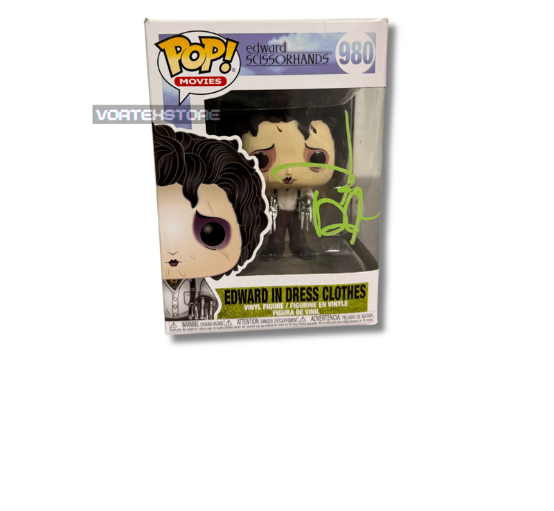 Funko Pop! #980 Movies: Edward Scissorhands - podepsaný hercem Johnny Depp