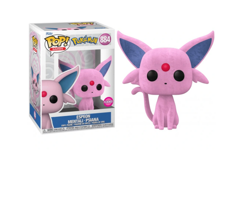 Funko POP! #884 Games: Pokémon - Espeon flocked