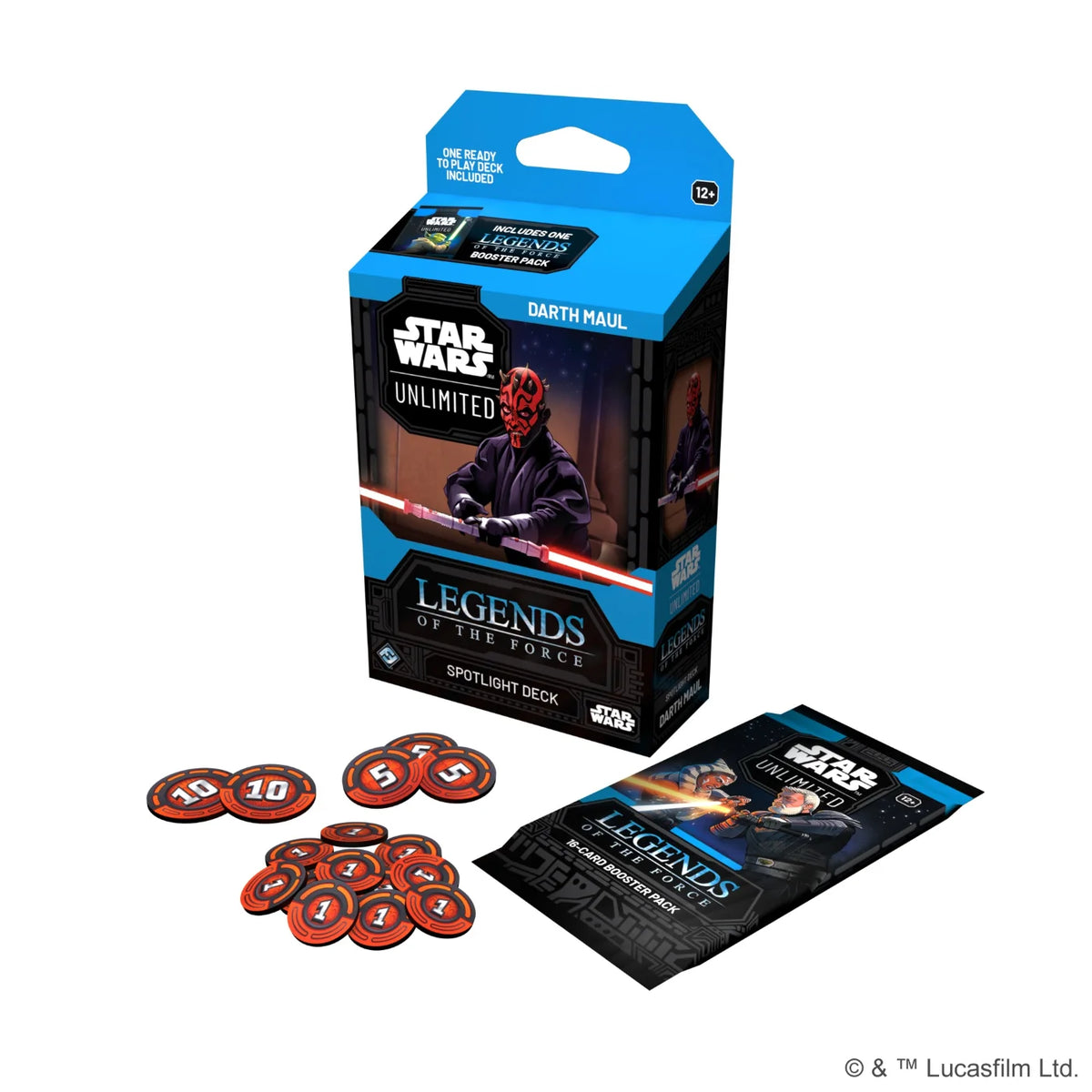 Star Wars: Unlimited Legends of the Force Spotlight Deck Darth Maul ...