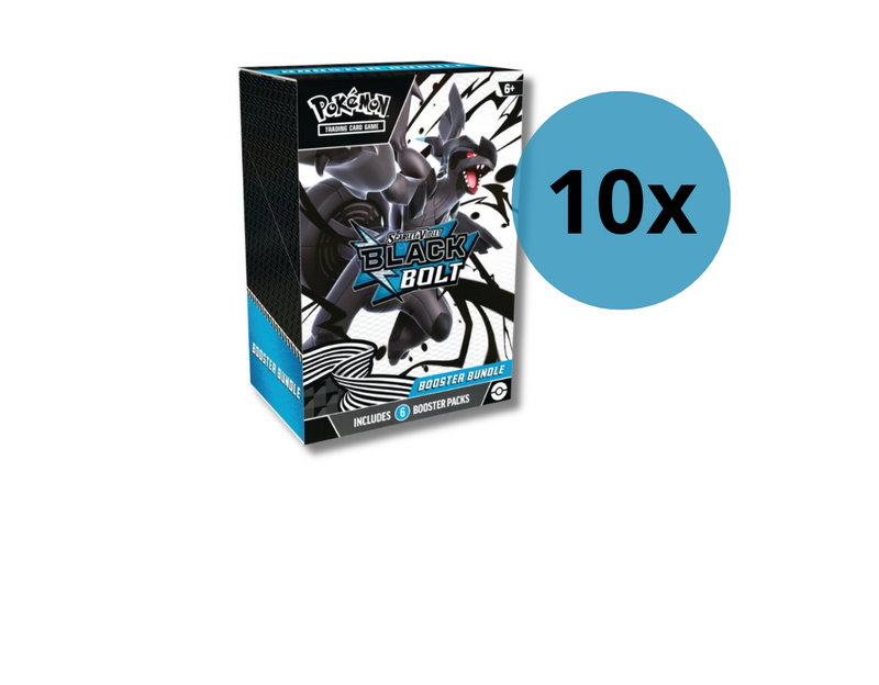 Pokémon - Scarlet & Violet - Black Bolt - Booster Bundle display