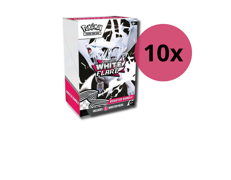 Pokémon - Scarlet & Violet - White Flare - Booster Bundle display