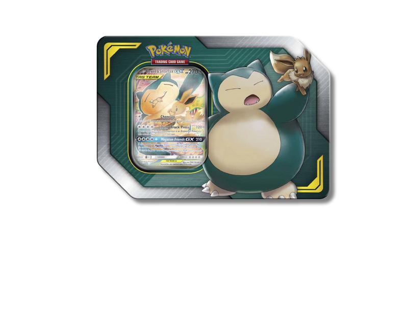 Pokémon Tag Team Tins: Eevee & Snorlax GX Tin