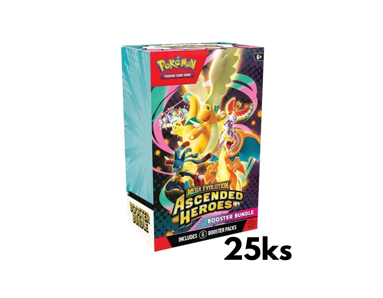 Pokémon Ascended Heroes booster bundle case (25 ks)