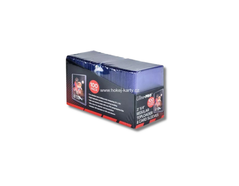 Toploader Ultra Pro 3x4 Regular Toploaders and Card Sleeves - 100 ks