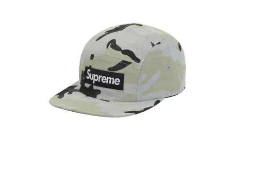 Supreme Reflective Jacquard Camp Cap Arctic Woodland Camo