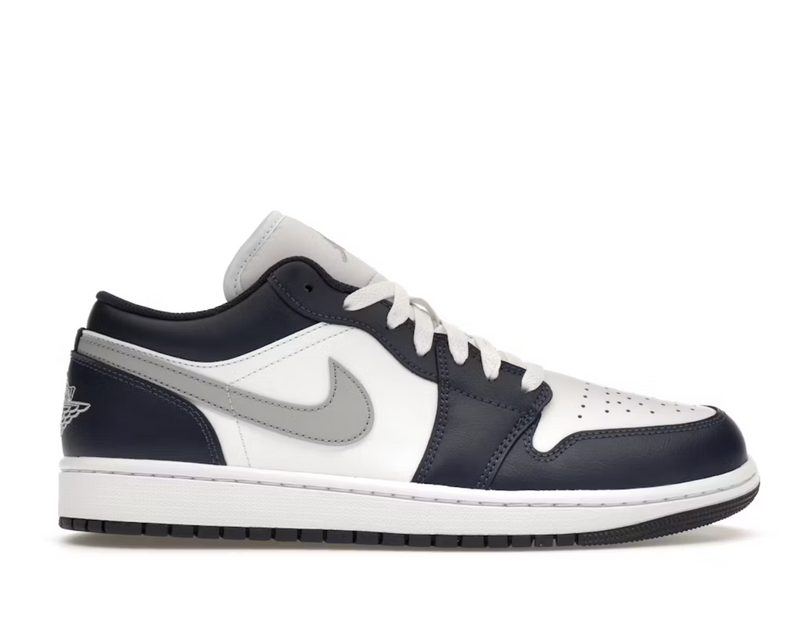 Jordan 1 Low Wolf Grey Midnight Navy