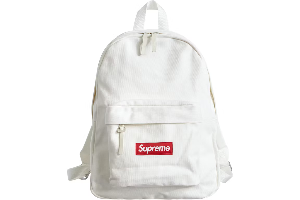 Supreme Canvas Backpack White
