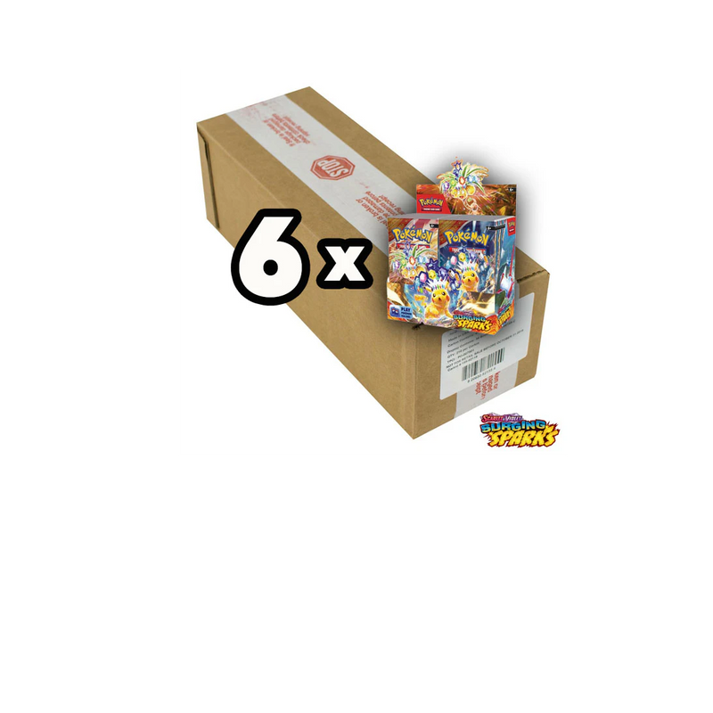 Pokémon Surging sparks 6 Booster Box Case sealed