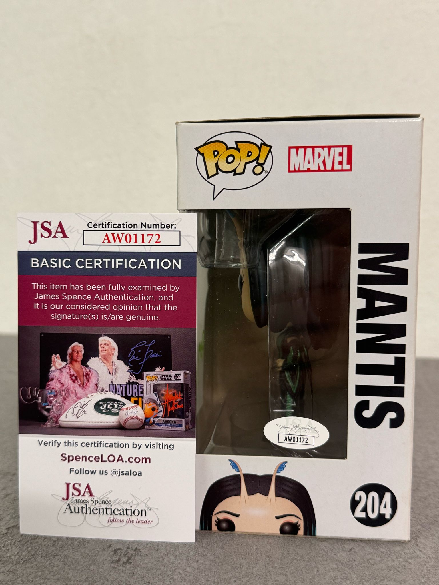 Funko Pop! #204 Guardians of the galaxy: Mantis - podepsaná herečkou Pom Klementieff
